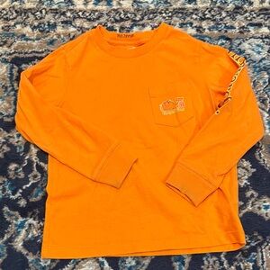 Vineyard Vines Boys Glow in the Dark Pumpkin Whale Long Sleeve Tee